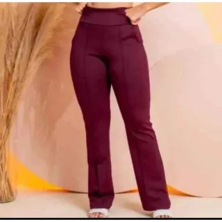 Flare feminina calça - Raryel - Roso pink