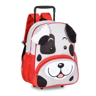 ENVIO IMEDIATO Mochila Infantil de Rodinhas Animais Clio Pets - JOANINHA