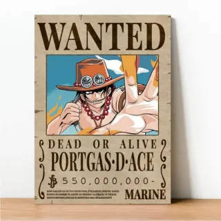 Coleção Exclusiva One Piece: Placa Decorativa Wanted Recompensa - 23