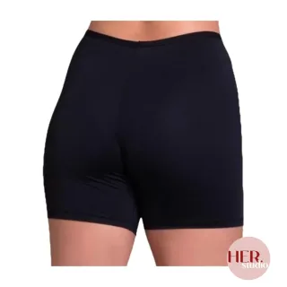 Feminino Segunda Pele Liso Kit 2 Short Anágua - Nude e Nude