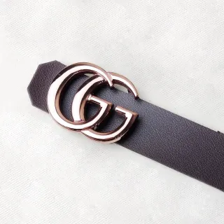 Promoção Cintos Grandes Marcas Feminino/Masculino de Couro - Preto CK (fiv rem. prat.)