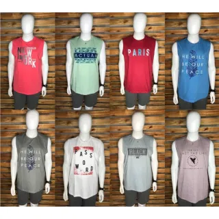 Regata Masculina Plus Size G1 G2 G3 Camiseta - Verde Mescla