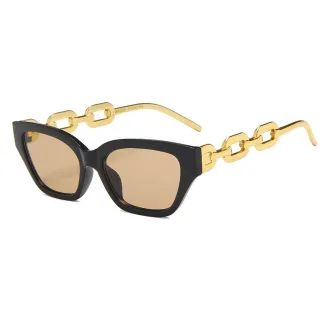 Moda Vintage para Gatos: Óculos de Sol Pequenos com Corrente - C2