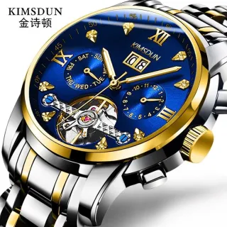 Relógio Automático Masculino Certificado Suíço Turbillon - [Estilo Da imagem principal]