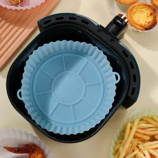 Assadeira Flexível em Silicone para Fritadeira Air Fryer - Lavável e de alta qualidade - QUADRADO VERMELHO