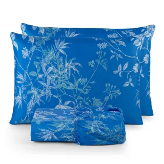 Lençol Queen Box Casal - 3 Peças Aveludadas 200 Fios Micropercal - Naturale Dourado