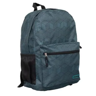Envio Já! Mochila Geométrica Casual Convoy Impermeável para Trabalho e Universitário - Amarelo