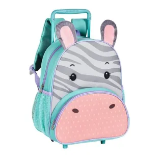 ENVIO IMEDIATO Mochila Infantil de Rodinhas Animais Clio Pets - JOANINHA