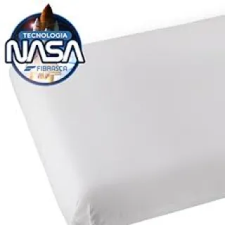 Barato Travesseiro Nasa Antialérgico Macio Branco - Único