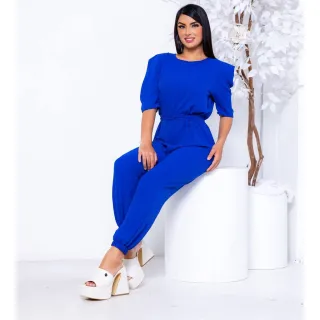 Macaquinho Longo Feminino Duna Alfaiataria (M 38/40 G 40/42) - Preto