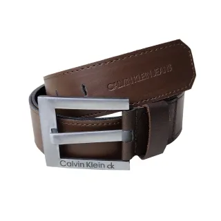 Promoção Cintos Grandes Marcas Feminino/Masculino de Couro - Preto CK (fiv rem. prat.)