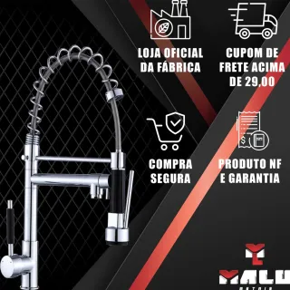Torneira Parede Cozinha Filtro Gourmet 1/4 Volta C-66 - Único