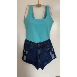 Blusa Feminina Regata Plus Size K2B Alça Larga GG