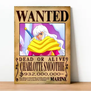 Coleção Exclusiva One Piece: Placa Decorativa Wanted Recompensa - 23