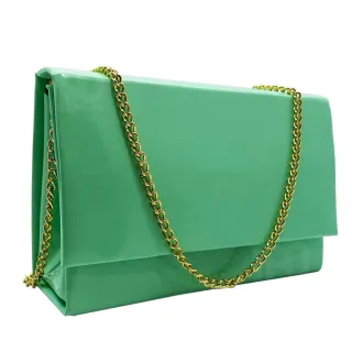 Bolsa Feminina Transversal para Festa Casamento Evento com Corrente - Camelão