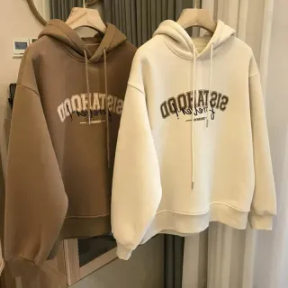 Moletom Estampa Vintage Feminino - Novo Outono e Inverno - Apricot