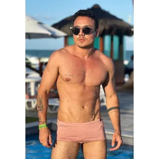 Masculina Sunga Clássica (Cores Variadas) - Verde água