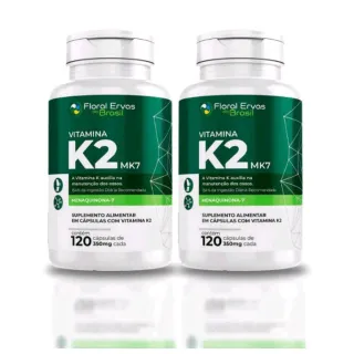 Dr Lair Vitamina K2 Mk-7 - 120 Cápsulas de 350mg - Único