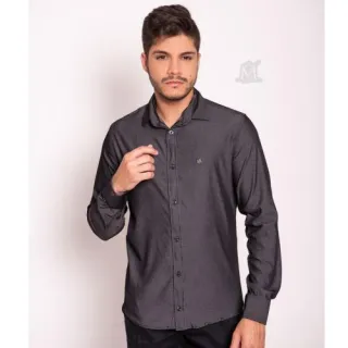 Manga Longa Social - Grafite