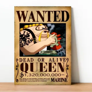 Coleção Exclusiva One Piece: Placa Decorativa Wanted Recompensa - 23