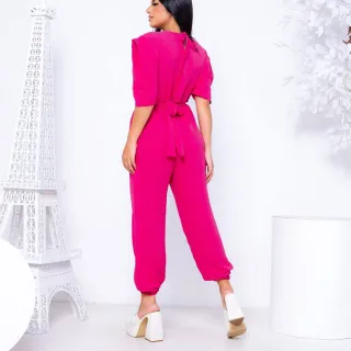 Macaquinho Longo Feminino Duna Alfaiataria (M 38/40 G 40/42) - Preto