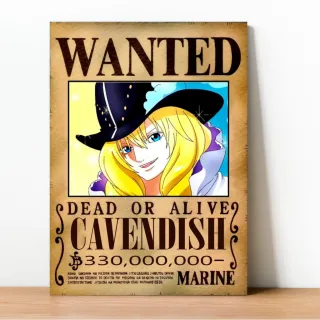 Coleção Exclusiva One Piece: Placa Decorativa Wanted Recompensa - 23