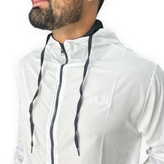 Impermeável Preto Masculina Semi Forrada Corta Vento - REF 03 PRETO