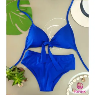 Hot pants de lacinho com cós largo - Mega oferta! - Preto