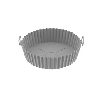 Assadeira Flexível em Silicone para Fritadeira Air Fryer - Lavável e de alta qualidade - QUADRADO VERMELHO