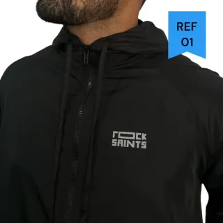 Impermeável Preto Masculina Semi Forrada Corta Vento - REF 03 PRETO