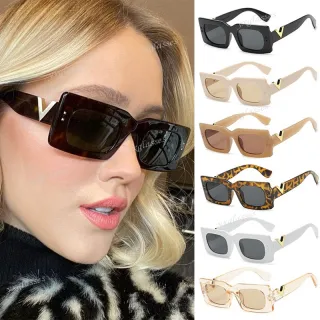 Óculos de Sol Quadrados Sobredimensionados: Moda Tendência V Decoração para Mulheres - C1