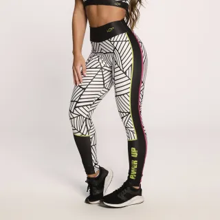 Legging Fitness Roxa Estampada Suplex Feminina Academia - P