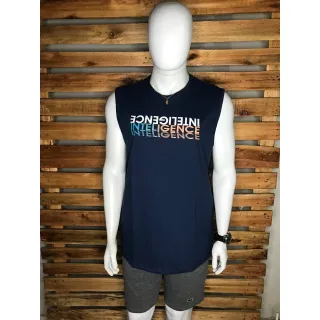 Regata Masculina Plus Size G1 G2 G3 Camiseta - Verde Mescla