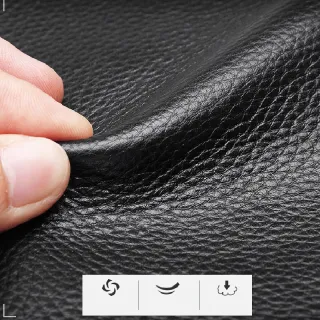 Porta-Cartões de Crédito Fina Retrô Masculina em Couro - Moda Nova - Preto