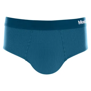 Mash Slip Cueca Microfibra Risca de Giz - CINZA MEDIO