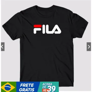 Filla Masculina Camiseta - Preto