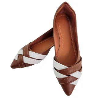 Rasteirinha Feminina Marrom Confortável e Macia - Sapatilha Trançada Casual - Marrom Trançada