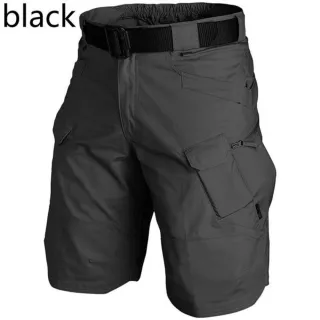 Camo Tática Impermeável Masculina Shorts Carga Militar P-5xg TO2203 - Preto