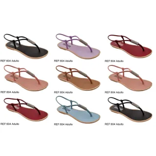 Melissa Rasteirinha Feminina Colorida Detalhes Pedraria - 39/40