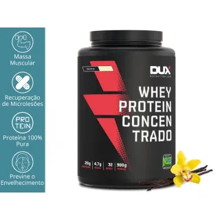 DUX NUTRITION Whey Protein Concentrado 900g - Promoção - SEM SABOR