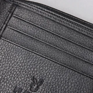 Porta-Cartões de Crédito Fina Retrô Masculina em Couro - Moda Nova - Preto