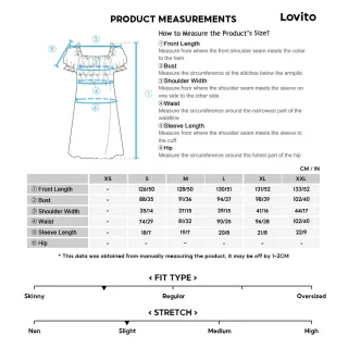 Vestido Boho Lovito Ditsy Floral Dividido com Babado L13X017 (Vermelho) - Vermelho