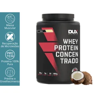 DUX NUTRITION Whey Protein Concentrado 900g - Promoção - SEM SABOR