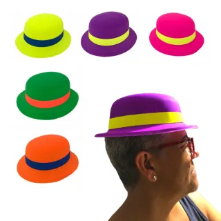 Fita Neon com Chapéu Coquinho - Festa de Carnaval - 10 unidades
