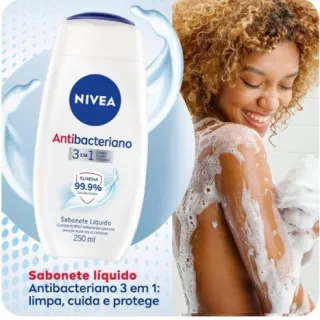 Sabonete Líquido Nívea Antibacteriano 250ml - Único