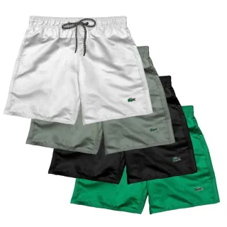 Bermudas Tactel Masculino Premium - Cores Lisas, Surf e Praia - Branco