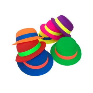 Fita Neon com Chapéu Coquinho - Festa de Carnaval - 10 unidades