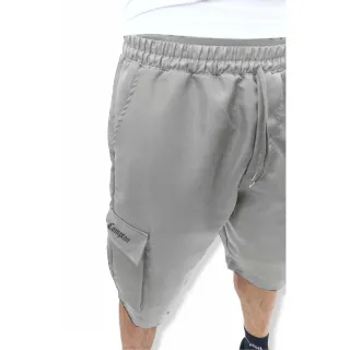 Bolsos Masculina Compton Vento Verão Bermuda Corta Cargo Cinza - Cinza
