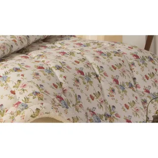 Edredom Queen Percal com Sherpa Beatriz dupla face - Único