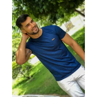 Leve Kit 3 Camisas Masculina Treino Academia - Camiseta Blusa - Marinho+Marrom+Cinza